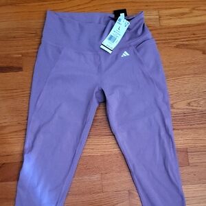 Adidas Purple Leggings Comfortable Athletic Wear